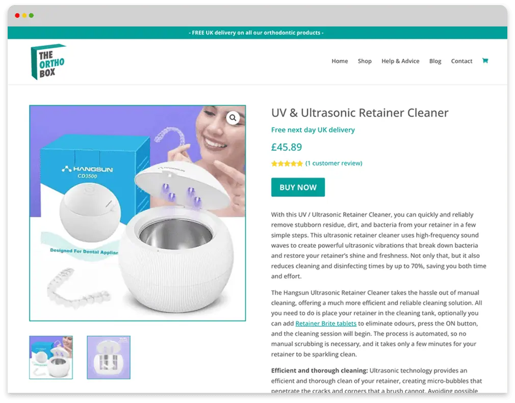 The Ortho Box Web Design The Ortho Box Web Design