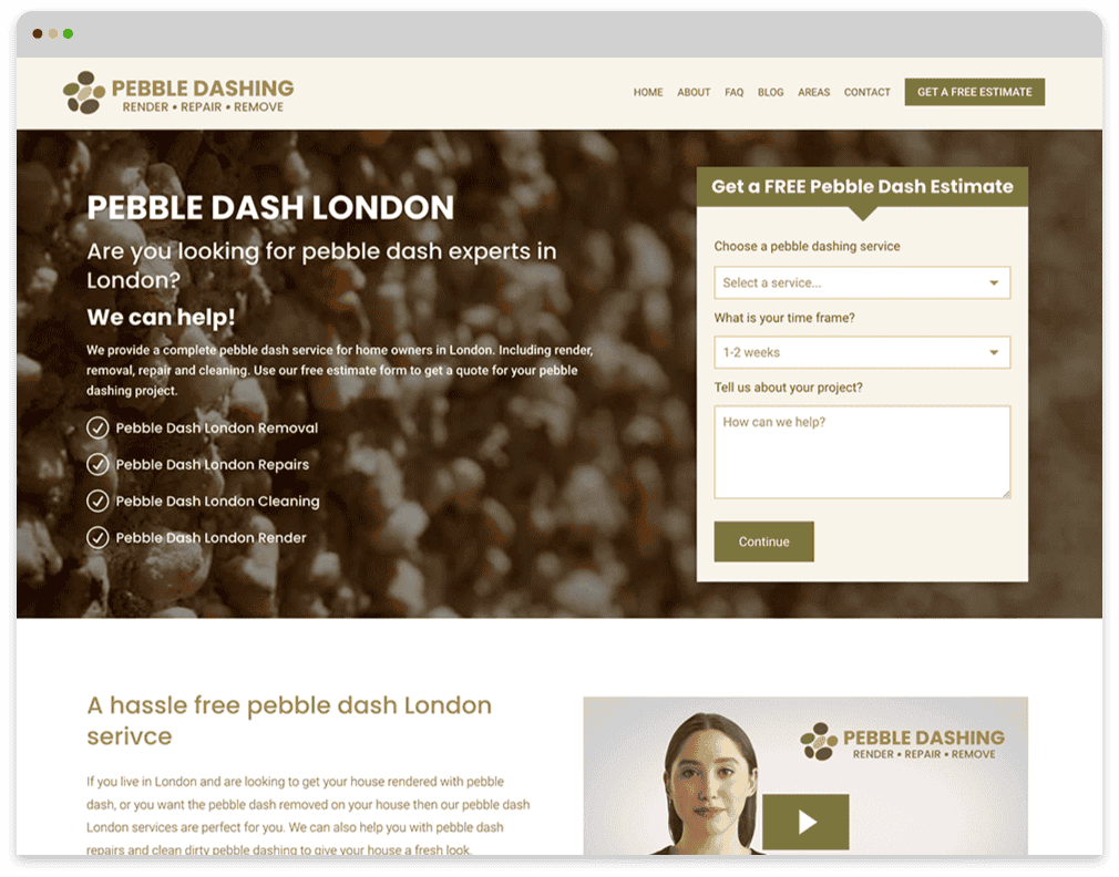 Pebble Dash Web Design